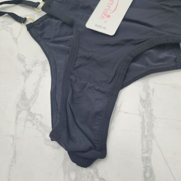 2/$20 Brand New Sexy Black 3 Stings  Underwear Panties Size: XL - Picture 5 of 6